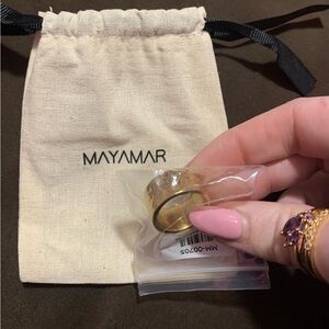NWT. MAYAMAR Bold Hammered Ring. Size 8.